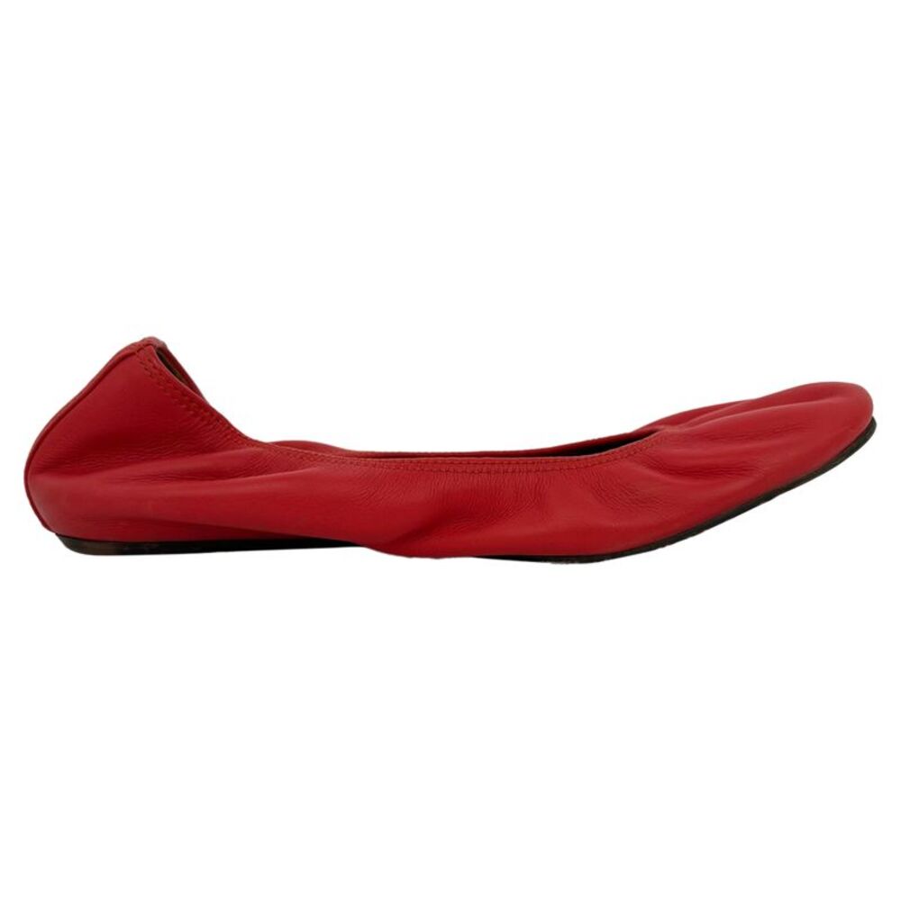 Lanvin Ballet Flats in Red Leather